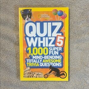 National Geographic Kids Quiz Whiz 5 - Yellow and Blue